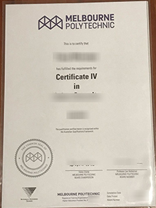 Melbourne Polytechnic certificate