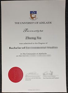 University of Adelaide degree, 阿德莱德大学文凭