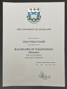 University of Auckland diploma certificate