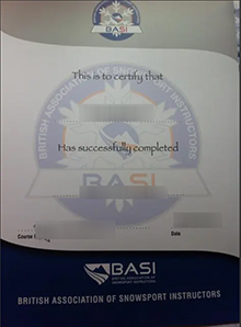 BASI Certificate